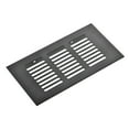 thumbnail image 3 of Uxcell Rectangle Air Vents, 5.91x3.15Inch, Grille Mesh Airflow Louver, for Cabinets Shoebox, Black, Aluminum Alloy 2Pcs, 3 of 5