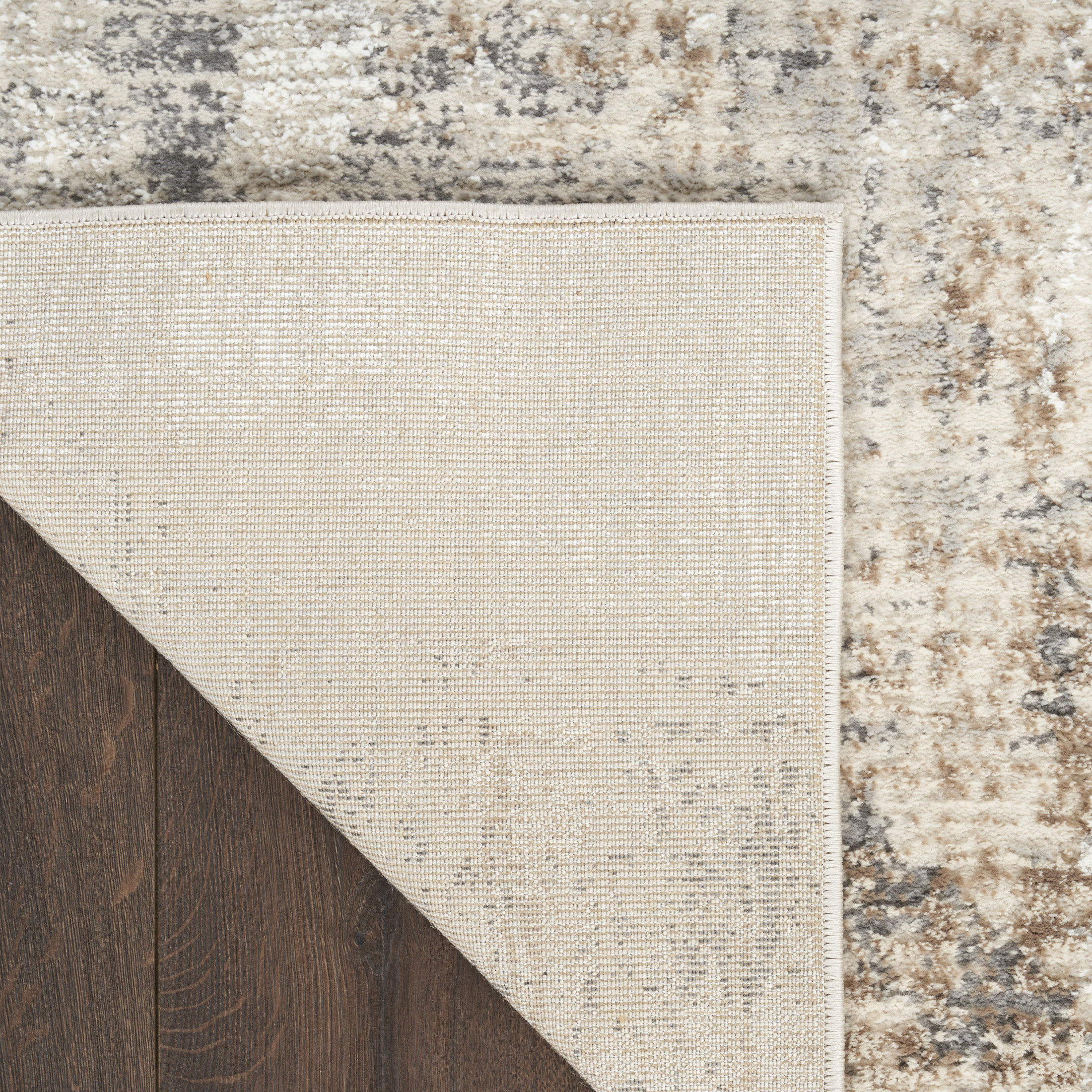 Nourison Eco-Friendly 10' x 14' Beige Grey Modern Indoor Rug