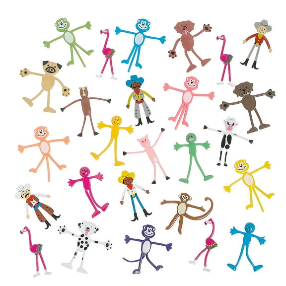 Mega Bendable Assortment (100Pc) - Party Favors - 100 Pieces
