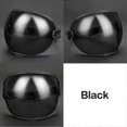 thumbnail image 4 of Universal Motorcycle Helmet Bubble Shield Visor Lens Sunglasses Goggles Accessories Fit All Vintage Retro Open Face Half Helmets, 4 of 5