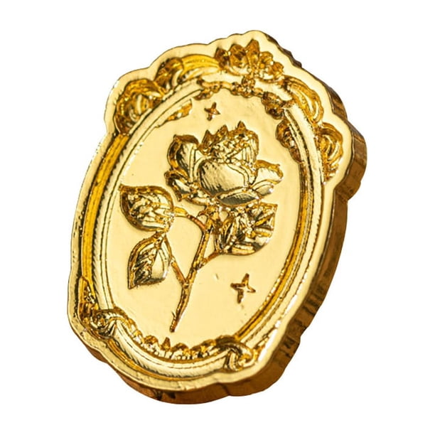 Sello de cabeza de bricolaje sobre sello de cera decorativo cabezal de sello para embalaje álbum de recortes