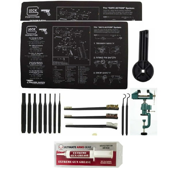 Amazon Com Tekmat Glock Cut Away Cleaning Mat 11 X 17 Thick Durable Waterproof Handgun Cleaning Mat With Parts Diagram And Instructions Armorers Bench Mat Black Sports Outdoors