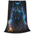 thumbnail image 2 of Susaid Cool Blue Light Wolf Print Microfiber Cleaning Cloth, Multi-Functional Cleaning Towels, Highly Absorbent Cleaning Rags,Cleaning Cloths for Car Kitchen Home-40"x30", 2 of 7