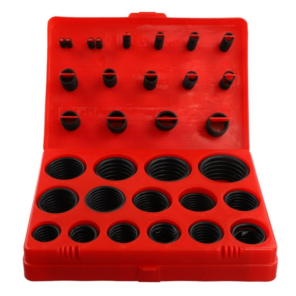347PCS Rubber O-Ring Assortment Kit Buna-N Gasket Sealing O-Rings