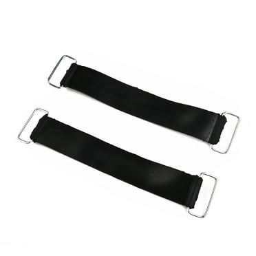 2Pcs Motorcycle Rubber Battery Strap Holder Belt for Honda Yamaha Suzuki 18-23cm