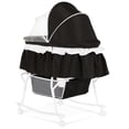 thumbnail image 4 of Dream On Me Lacy Portable 2-in-1 Bassinet & Cradle in Black, Lightweight Baby Bassinet, 4 of 24