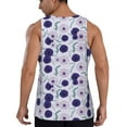 thumbnail image 3 of Easygdp Daisies Flowers Men's Tank Top, Sleeveless Muscle T Shirts, Breathable, Quick-Dry, Loose for Gym, Running, Fitness - X-Large, 3 of 9