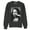 Grey - gray, variant on Elevenparis Mens Mona Mustache Sweatshirt, Grey, Large