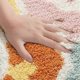 thumbnail image 5 of Alfombra de baño con estampado floral, lavable a máquina, extra suave, absorbente y antideslizante, 40x60 cm., 5 of 5