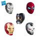 thumbnail image 2 of Hasbro Avengers ATIONS End Gear-Casque Black Box, Collection Boy Toy Gift, Star Lord, Iron Man War, Iron Man, Punisher, Spider Man zhangmengya LED, 2 of 2