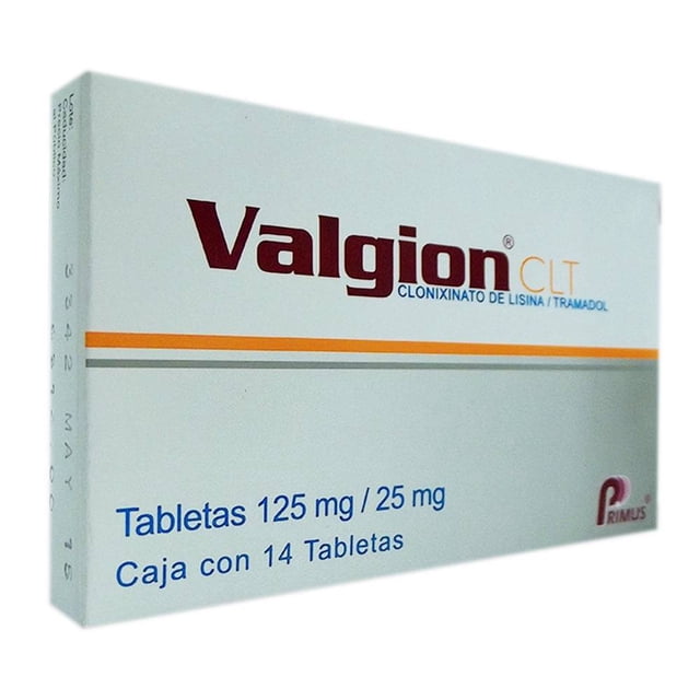 Valgion CLT tabletas 125 mg/25 mg 14 pzas