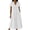 A376-White, variant on Sokhug Womens Maxi Dress Short Sleeve V Neck Cotton Blend with Pockets Loose A Line Summer Casual Sundress