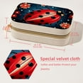 thumbnail image 5 of Ladybird Travel Organizer: Velvet Portable Necklace Organizer with Removable Compartment - Gift Jewelry Boxes and Jewelry Organizer, 5 of 7