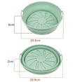 thumbnail image 2 of CSChome Poêle à Griller Poêle de Cuisson Silicone Antiadhésif de Qualité Alimentaire Doublure de Pot de Friture Plateau de Rôtissage, 2 of 6
