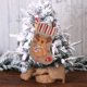 thumbnail image 5 of Calcetín navideño, calcetín navideño, calcetín navideño, calcetines de Navidad, bolsa de regalo para colgar caramelos, 3 piezas, 5 of 5