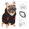 thumbnail image 3 of Bingfone Cardiogram And Heart Dog Clothes Hoodie, Pet Winter Coat,Puppy Sweatshirts For Small Dogs Boy Girl,Suitable For All Breeds-Medium, 3 of 8