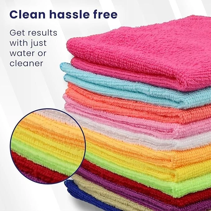 PRIME - Microfiber Cleaning Cloth 2Pack(28) Towel Rag Car Polishing Detailing No-Scratch