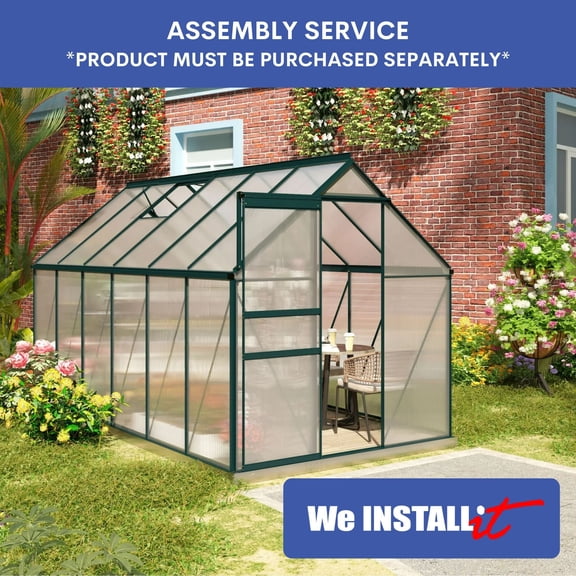 Home Installation Service  - Green House Assembly ($500 to $1,199 regular priced)