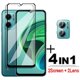 thumbnail image 1 of Vidrio Templado 4 en 1 para Xiaomi Redmi 10 5G, Protector de pantalla de cubierta completa, película de lente para Redmi 10 10C 9 9C 9A 9T, 1 of 3