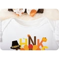 thumbnail image 6 of CUZIBR Baby Girl Thanksgiving Outfits O-Neck Bodysuit+Tutu Skirt+Headband Sets Leisure Dailywear For Toddler, 6 of 9