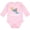 AD-Pink, variant on Fort Myers Beach Florida Dolphin Boys or Girls Long Sleeve Baby Bodysuit