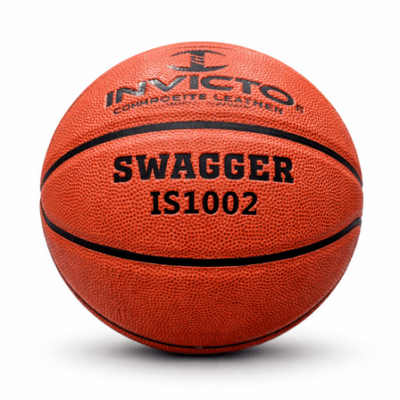 Invicto IS1002 Composite Leather Kid's Basketball, Official Size, Orange, Indoor/Outdoor
