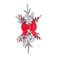 thumbnail image 2 of Guirnaldas artificiales navideñas Macarena Lazo rojo 60 cm, 2 of 8