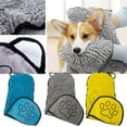 thumbnail image 2 of Pet Absorbent Towel - Blue&White Quick-Drying Towel for Dogs Cats, Soft Skin-Friendly Pet Bath, Dur-able Reusable Dog Drying for Home Cat Shops (Yellow), 2 of 9
