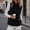 Black, variant on BXJX Womens Fleece Vests, Sleeveless Full Zip Stand Collar Warm Warm Outerwear with Pockets Blue Size S-XL