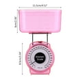 thumbnail image 4 of Kitchen Scales Weighing Food Simple to Use Plastic Material Scales Colors Random, 4 of 9
