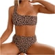 thumbnail image 1 of Traje de baño de un solo hombro para mujer Traje de baño de dos piezas con estampado de bikini Conjunto de ropa de playa Fridja nalpqowj19701, 1 of 6