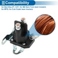 thumbnail image 3 of Rele de Solenoide de Arranque para Cortacésped Unique Bargains No.108534900 para Bad Boy ZT, CZT, para Reemplazo de Solenoide de Arranque de Cortacésped de Giro Cero 3 Pines 1 Pc, 3 of 7