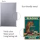 thumbnail image 3 of Letrero de hojalata de metal con texto en inglés "Read Because Murder is Wrong", póster de metal vintage, mural de arte retro, placa de pintura de hierro colgante, animales divertidos para el hogar,, 3 of 7