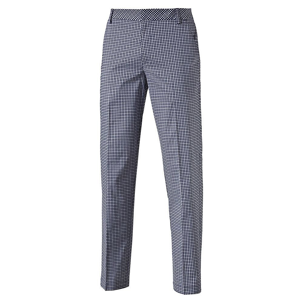 puma golf pants plaid