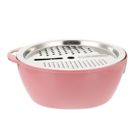 

1 Set Manual Stainless Steel Strainer Rice Washing Basin Filter Fruit Grater
