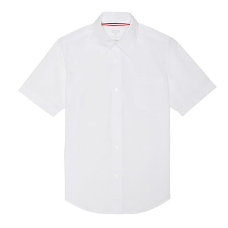 French Toast Boys 4-20 School Uniform Short Sleeve Classic Button-Up Dress Shirt