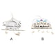 thumbnail image 4 of Billuyoard Decoraciones de Ramadán Colgante de decoración de artesanía islámica para habitaciones 02 Kits de decoración para fiestas 02, 4 of 6