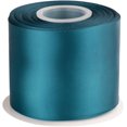 thumbnail image 1 of GFDYREE 3" Inch Double Faced Satin Ribbon Teal Solid Polyester Craft Ribbon - 25 Yards Perfect for Gift Wrapping, Crafts, Wreath, Wedding Party Ceremony Decoration, Floral Arrangement, Sewin, 1 of 7