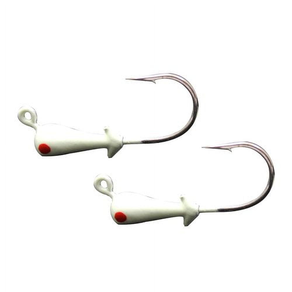 (2 pack) Tsunami Boxing Glove Jig Head Fishing Lure 1/4 oz. – White