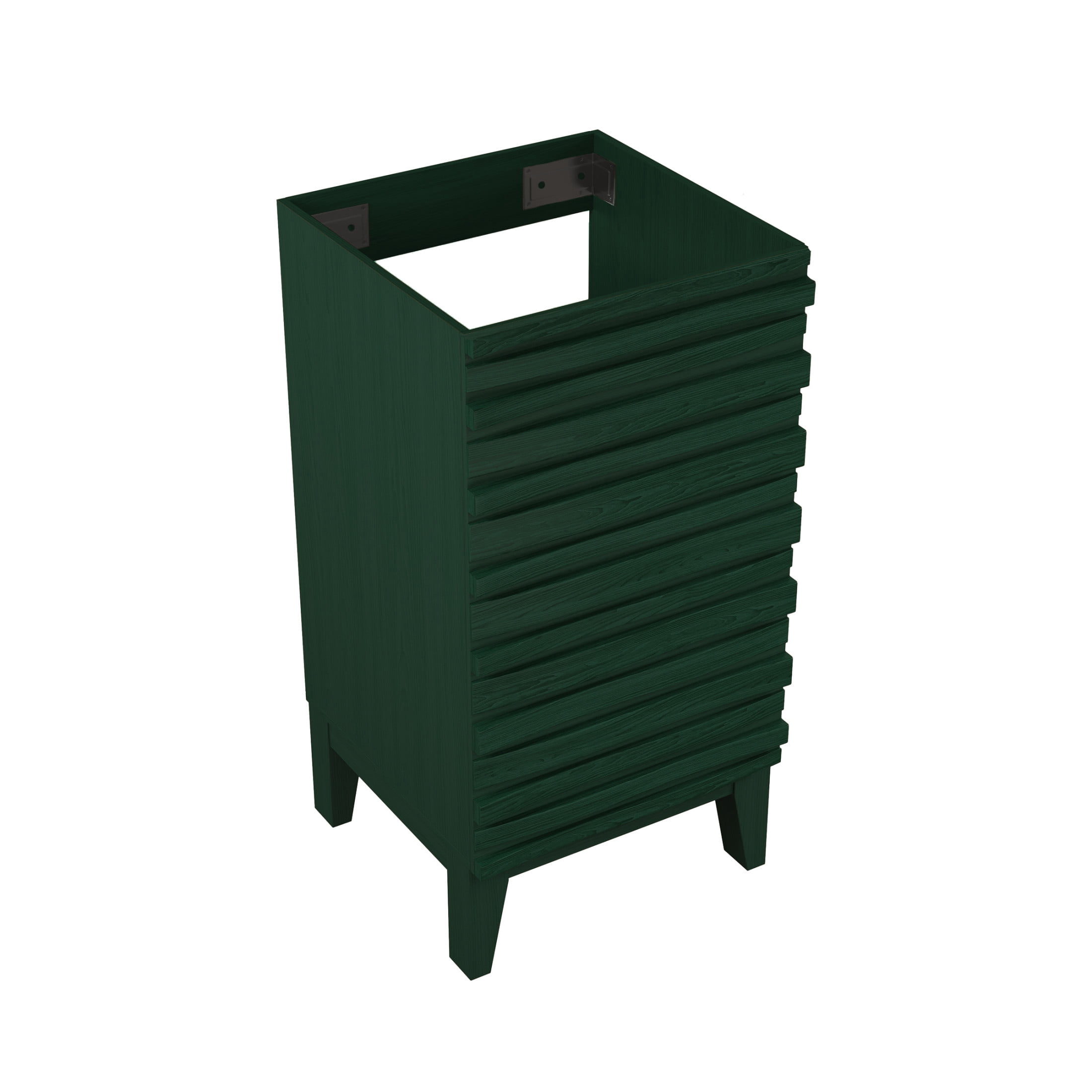 Cascade 18" Freestanding Bathroom Vanity Cabinet without Top in Green Oak