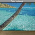 thumbnail image 6 of Ambesonne Tropical Place Mats Set of 4, Palm Trees Sea Beach, Standard Size, Turquoise Blue, 6 of 6