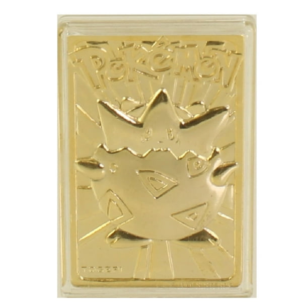 Pokemon Toys Burger King Gold Plated Trading Card Togepi Gold Card Only Walmart Com