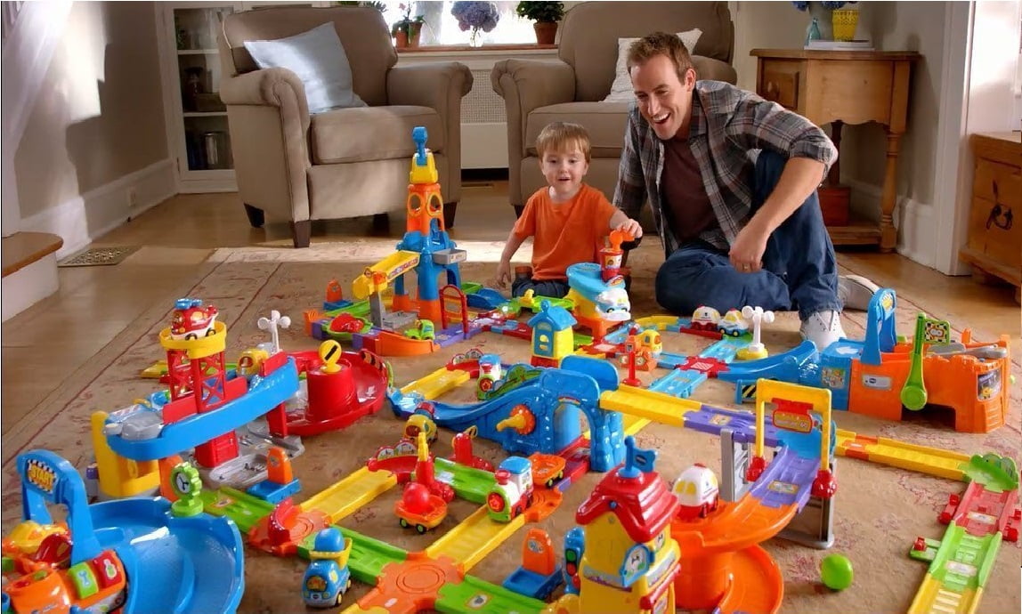 vtech go go train station playset