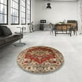 thumbnail image 4 of Ahgly Company Machine Washable Indoor Rectangle Industrial Modern Tomato Red Area Rugs, 2' x 4', 4 of 7