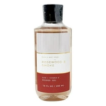 Bath & Body Works Rosewood & Smoke Shower Gel with Aloe   Vitamin E (10 fl oz / 295 mL)