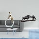 thumbnail image 2 of Figura Abstracta De Niña Y Toro, Estatua De Mujer Moderna Con Elementos De Granja Y Chinos, Centro De Mesa único Para Dormitorio, Escritorio, Estantería, Escultura Animal Versátil, Regalo, 2 of 8