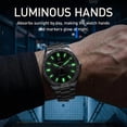 thumbnail image 5 of SKMEI Mens Watches Waterproof Analog Quartz Watch for Men with Date Luminous Fashion Stainless Steel Wristwatch, 5 of 11