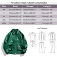 thumbnail image 3 of Male Autumn And Winter Solid Color PU Leather Jacket Street Style Cool Soft Leather Lapel Workwear Style Double Pocket Long Sleeved Leather Jacket, 3 of 9