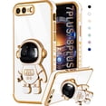 thumbnail image 1 of Funda para teléfono 7 Plus/iPhone 8 Plus con diseño de astronauta, bonita, para mujeres y niñas, color blanco, única, con soporte oculto de astronauta, diseño 6D, para iPhone 7Plus/8Plus de 5,5, 1 of 8