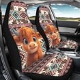 thumbnail image 4 of XYZCANDO Vehicle Interior Accessories Geometric Print 2 Pack Car Front Seat Covers Non-Slip Truck SUV Sedan Waterproof Soft Car Seat Covers, 4 of 10
